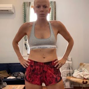 Red workout shorts. Awesome fit. Great for workouts!